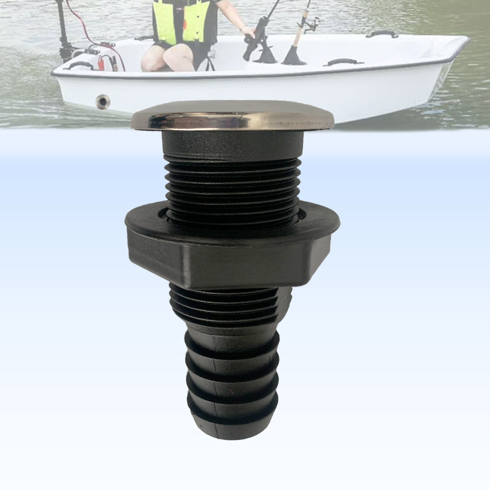 Boat Nylon Stainless Steel Thru-Hulls, Heavy Duty Scupper Drain