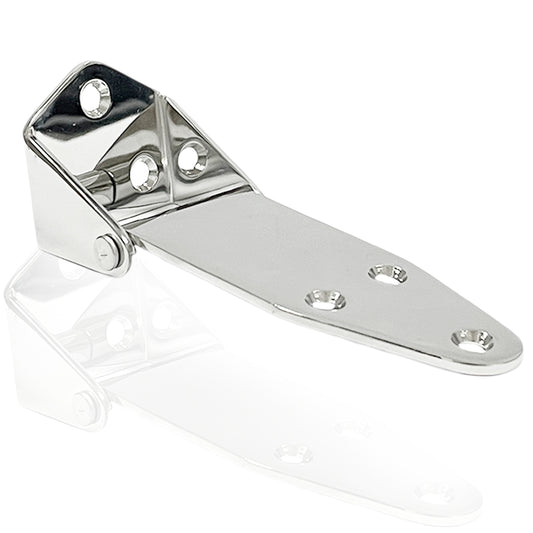 Boat Cabinet Strap Door Hinge for Locker Hatch Deck Hardware Accessories, 304 Stainless Steel, 3 9/10" x 1 7/10"