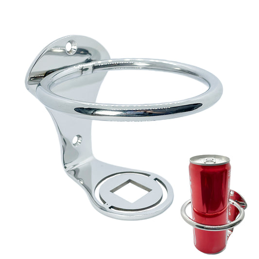 Boat Ring Cup Holder for Yacht Caravan RV Camper Car Drink Mount, 3.3"ID, Stainless Steel, 1 Pcs