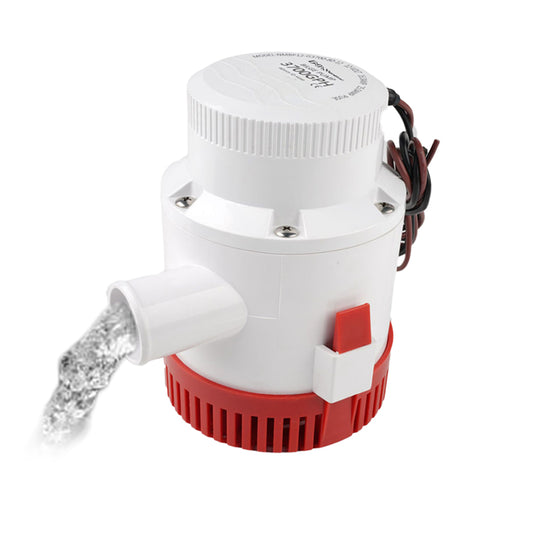 3700 GPH Boat Bilge Pump Marine Plumbing Water Pump, Non Automatic, Fits for 1-1/2" ID Hose, 12V, Heavy Duty