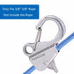 Boat Anchor Hook Marine Stainless Steel Adjustable Cam Cleat Rope Lock Anchor System Holds 9000 lb, Fits 3/8"-5/8" Rope