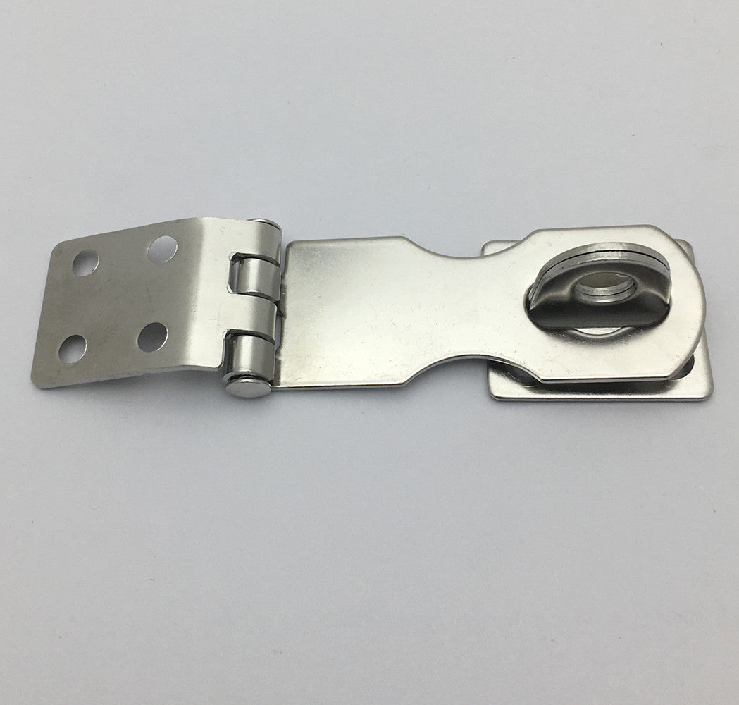 Boat Door Locks Padlock Hasp Stainless Steel Safety Cabinet Latches Marine Hardware Accessories, Heavy Duty，2Pcs