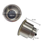Marine RV Camper Boat Cup Holder Drink Mount, Stainless Steel
