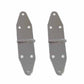 Boat Strap Hinges for Marine Grade RV Skylight Locker Hatch and Door, Top Mount 7-1/8" x 1-5/8"