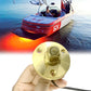 Boat Brass Drain Plug LED Light with Base Bronze Garboard for 1 Inch Hole, Marine Yacht Fishing Accessory
