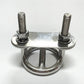 Boat Transom Mount Ski Tow Hook, Stainless Steel