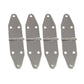Boat Strap Hinges for Marine Grade RV Skylight Locker Hatch and Door, Top Mount 7-1/8" x 1-5/8", 4 Pcs