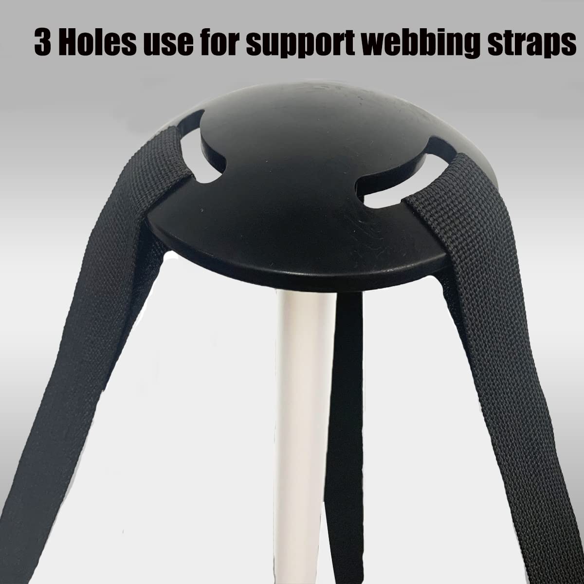 Boat Cover Support Pole System, Adjustable Height 22.5"-54", with 3 Webbing Straps (20ft)